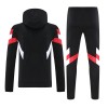 Manchester United Hoodie Sweat de Treino Preta 2024-25